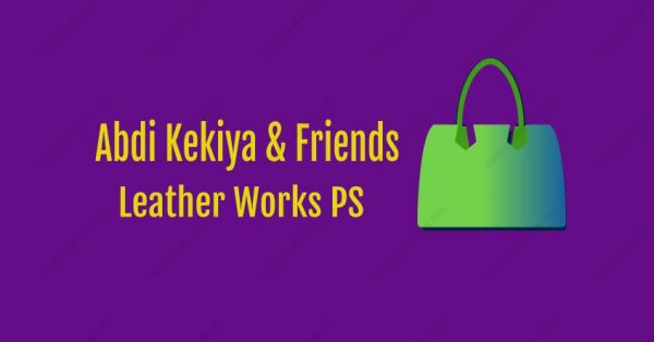 Abdi Kekiya and Friends Leather Work P/S | አብዲ ኬኪያ እና ጓደኞቻቸዉ የቆዳ ውጤቶች